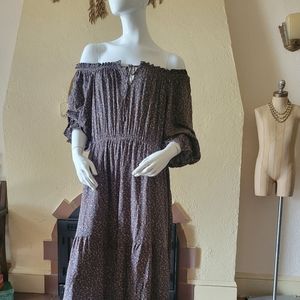 Dress Forum Boho Floral Maxi Dress New